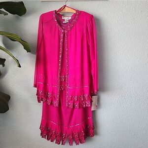 French Collizioni Vintage Barbie Pink Hollywood heart retro inspired skirt set